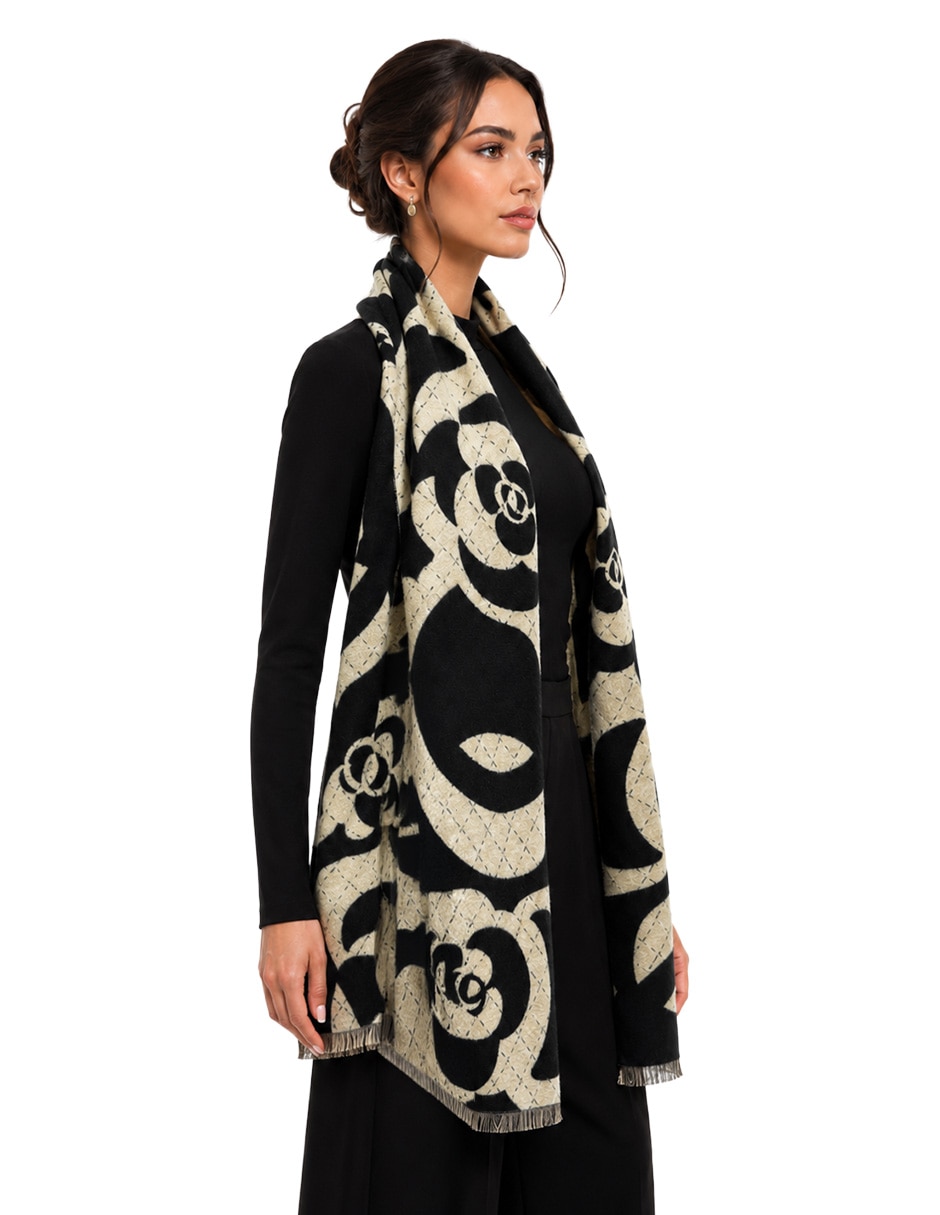 Chal estampado floral