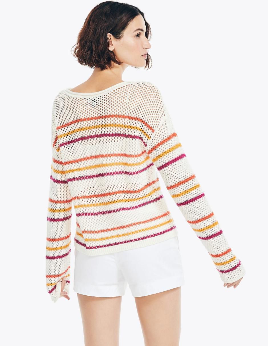 Suéter cuello redondo para mujer 2