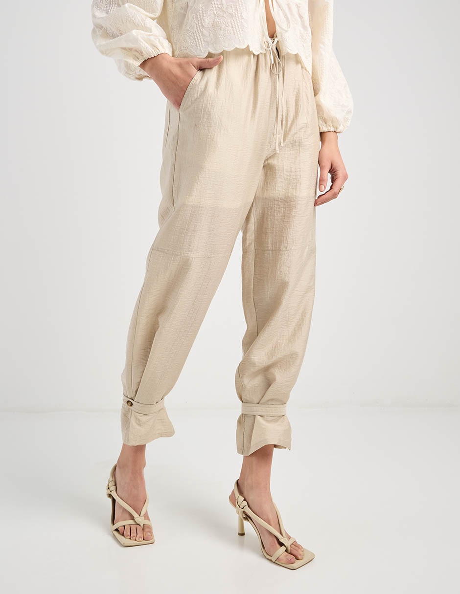 Pantalón relajado para mujer