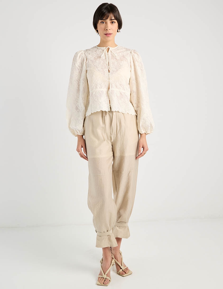 Pantalón relajado para mujer 4