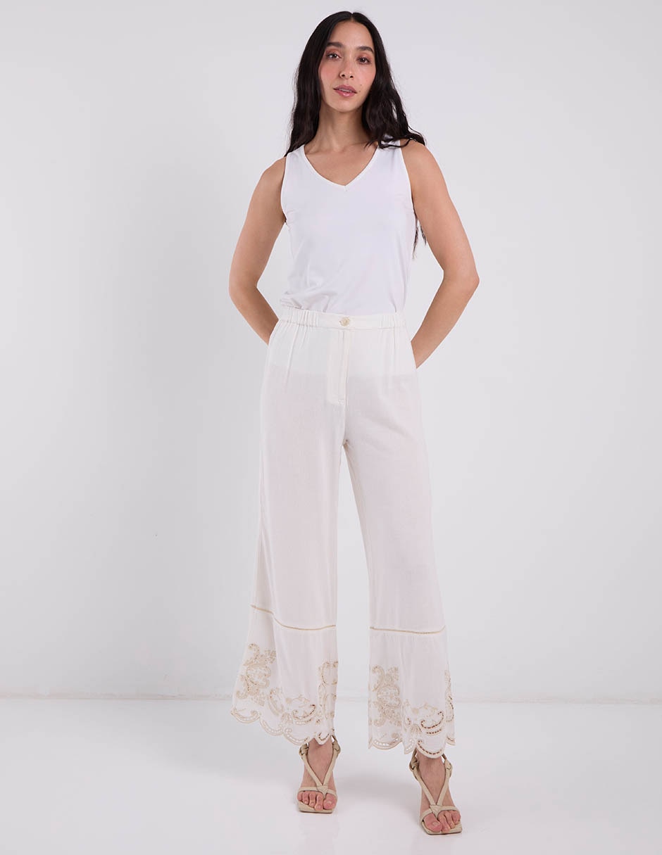 Pantalón acampanado para mujer 5