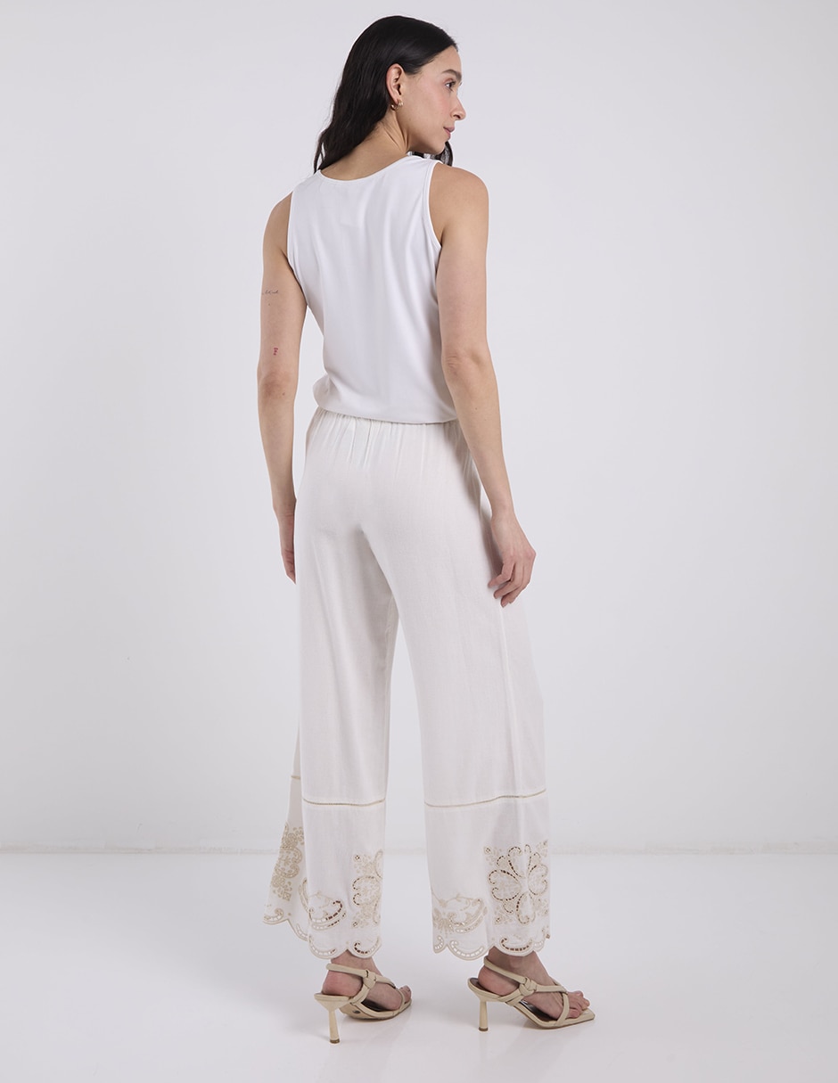 Pantalón acampanado para mujer 6