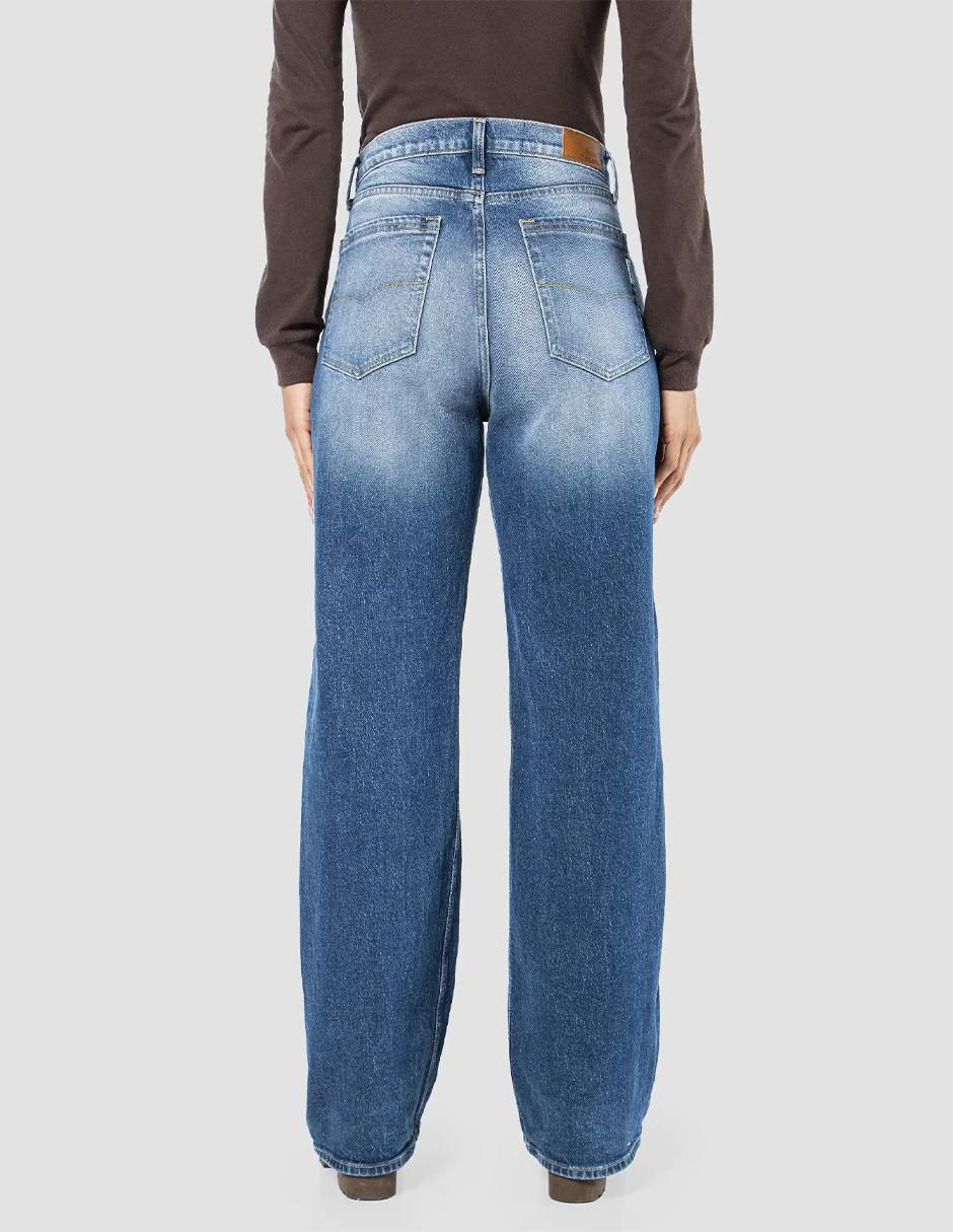 Jeans wide leg wide leg vintage para mujer