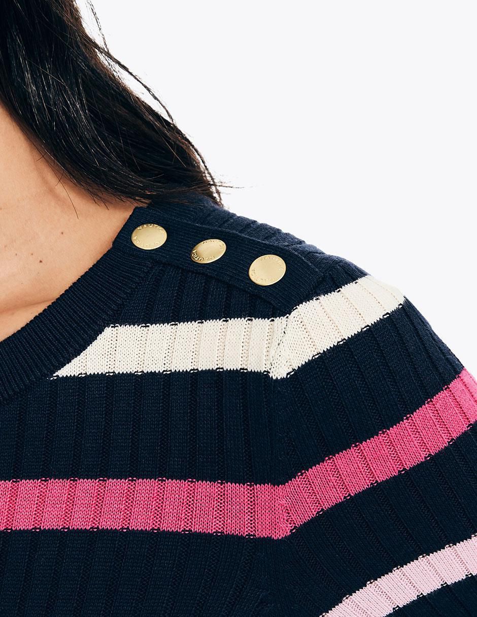 Suéter cuello redondo para mujer