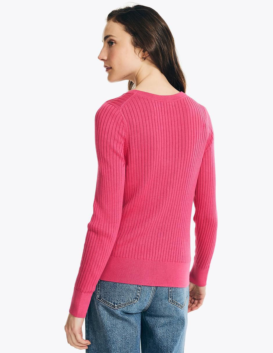 Suéter cuello redondo para mujer