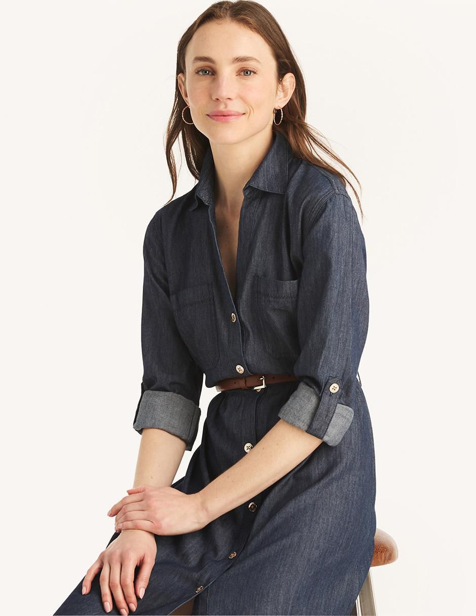 Vestido midi casual para mujer
