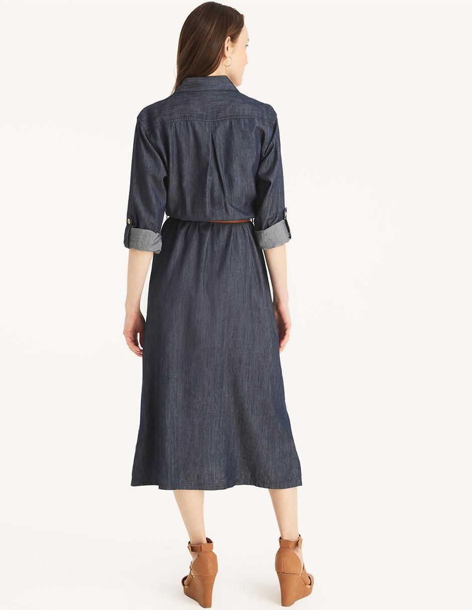 Vestido midi casual para mujer