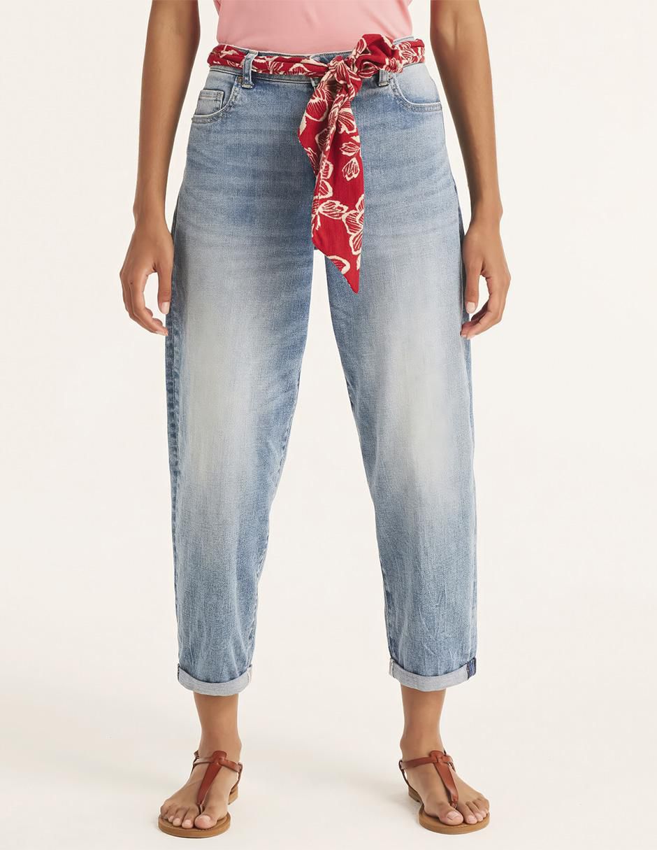 Jeans mom n4fk2538-cru para mujer