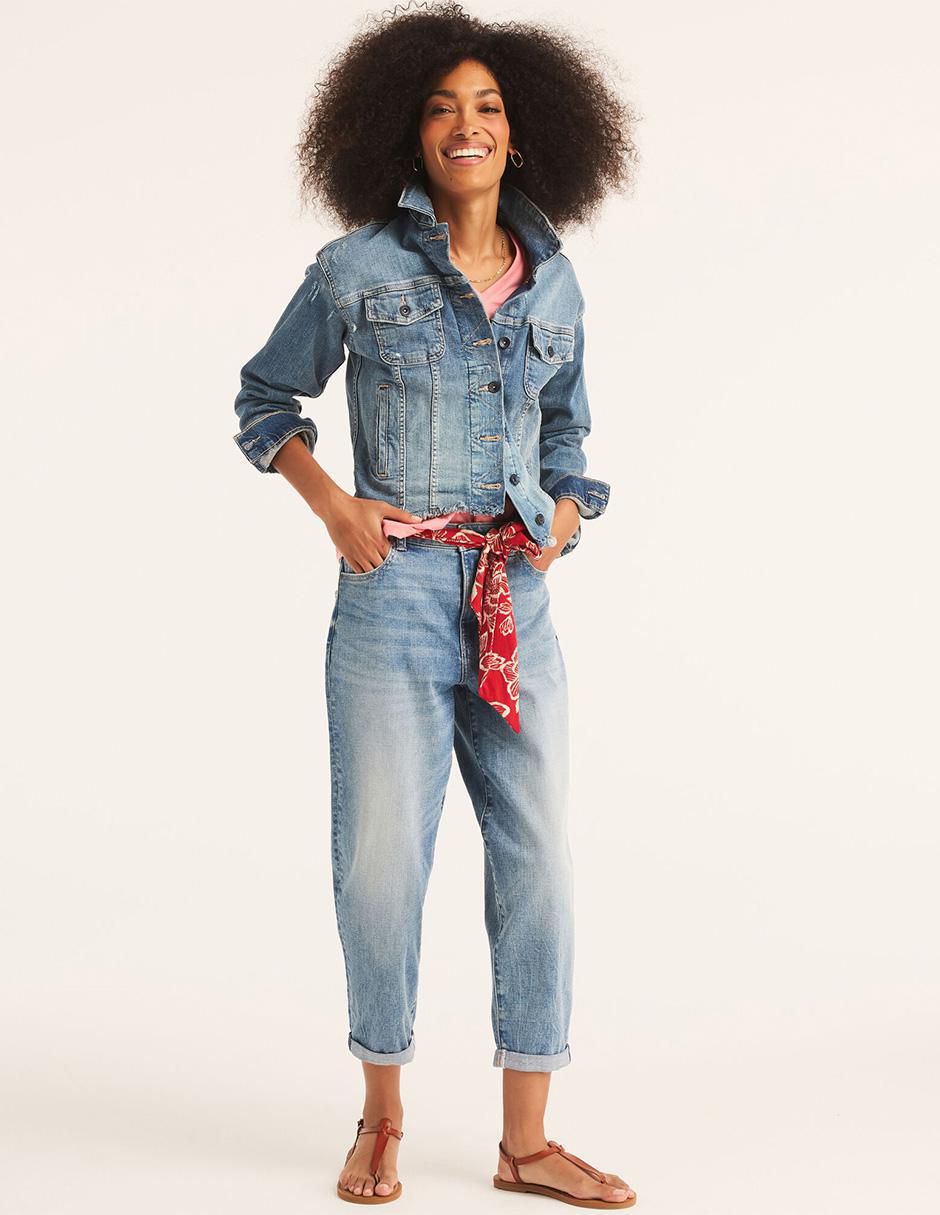 Jeans mom n4fk2538-cru para mujer