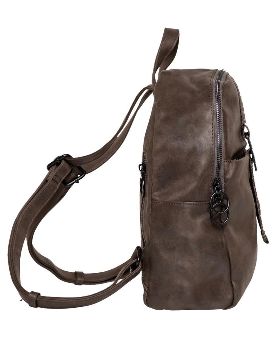 Mochila Pure Glam de piel para mujer