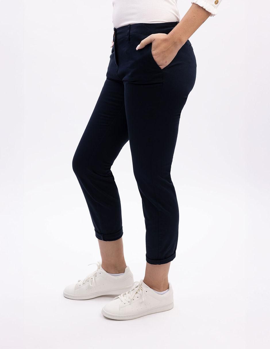 Pantalón chino slim para mujer