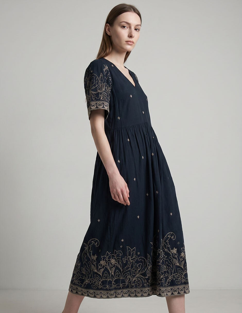 Vestido midi casual para mujer 5