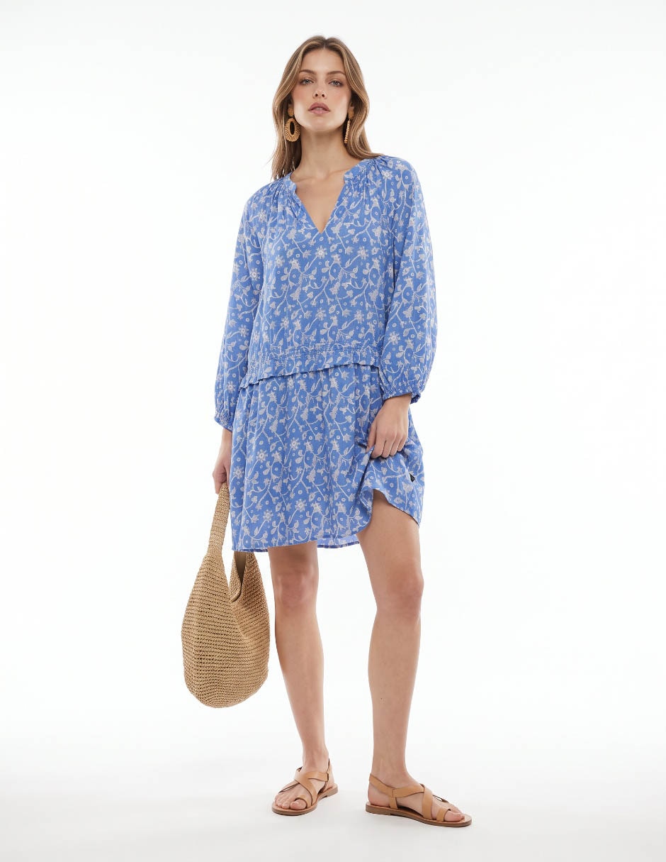 Vestido corto casual para mujer