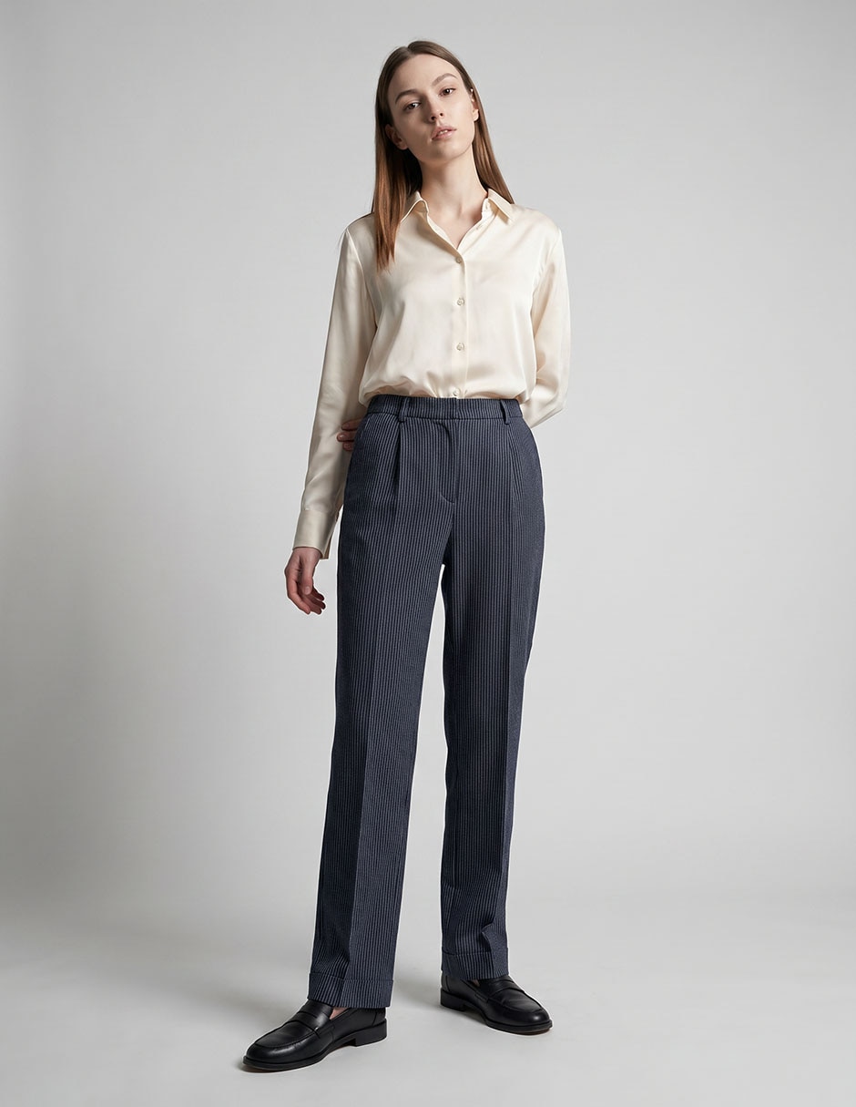 Pantalón de vestir straight para mujer 3