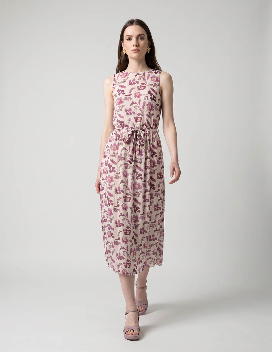 Vestido midi casual para mujer Vestido midi casual para mujer