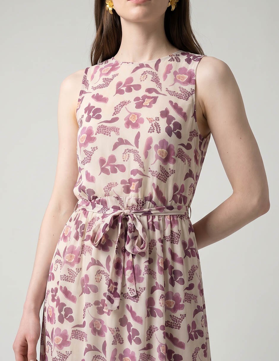 Vestido midi casual para mujer 4