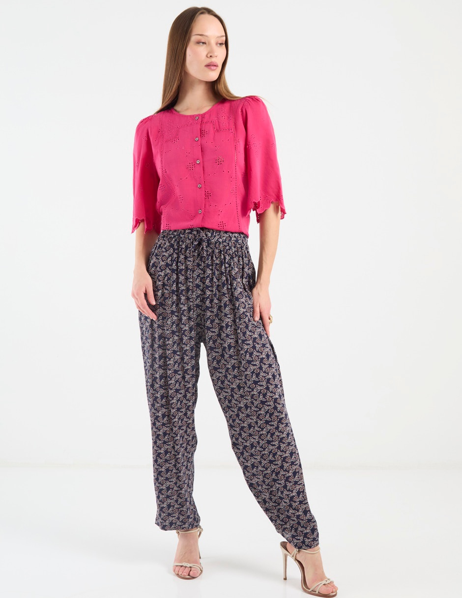 Pantalón easy pant cold amplio para mujer 2