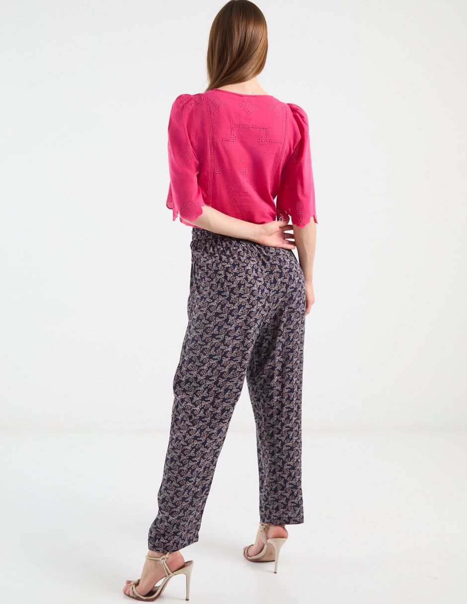 Pantalón easy pant cold amplio para mujer 6