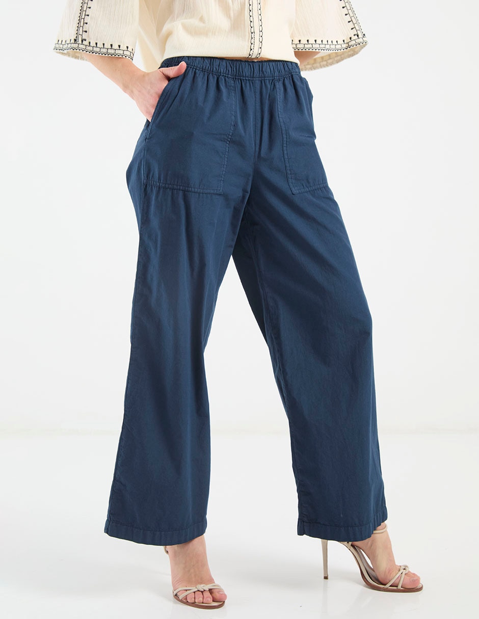 Pantalón flare cold wide leg para mujer