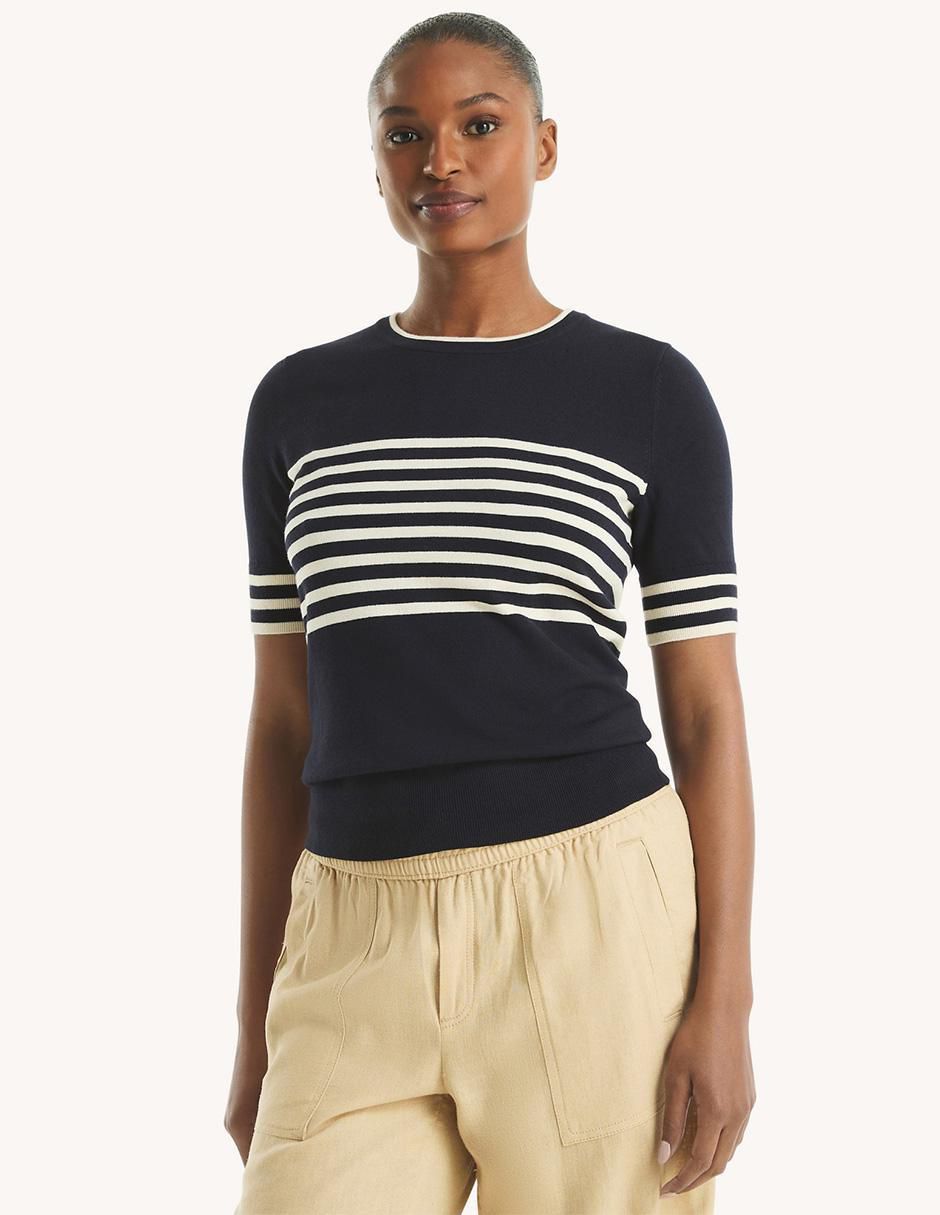 Blusa manga corta para mujer