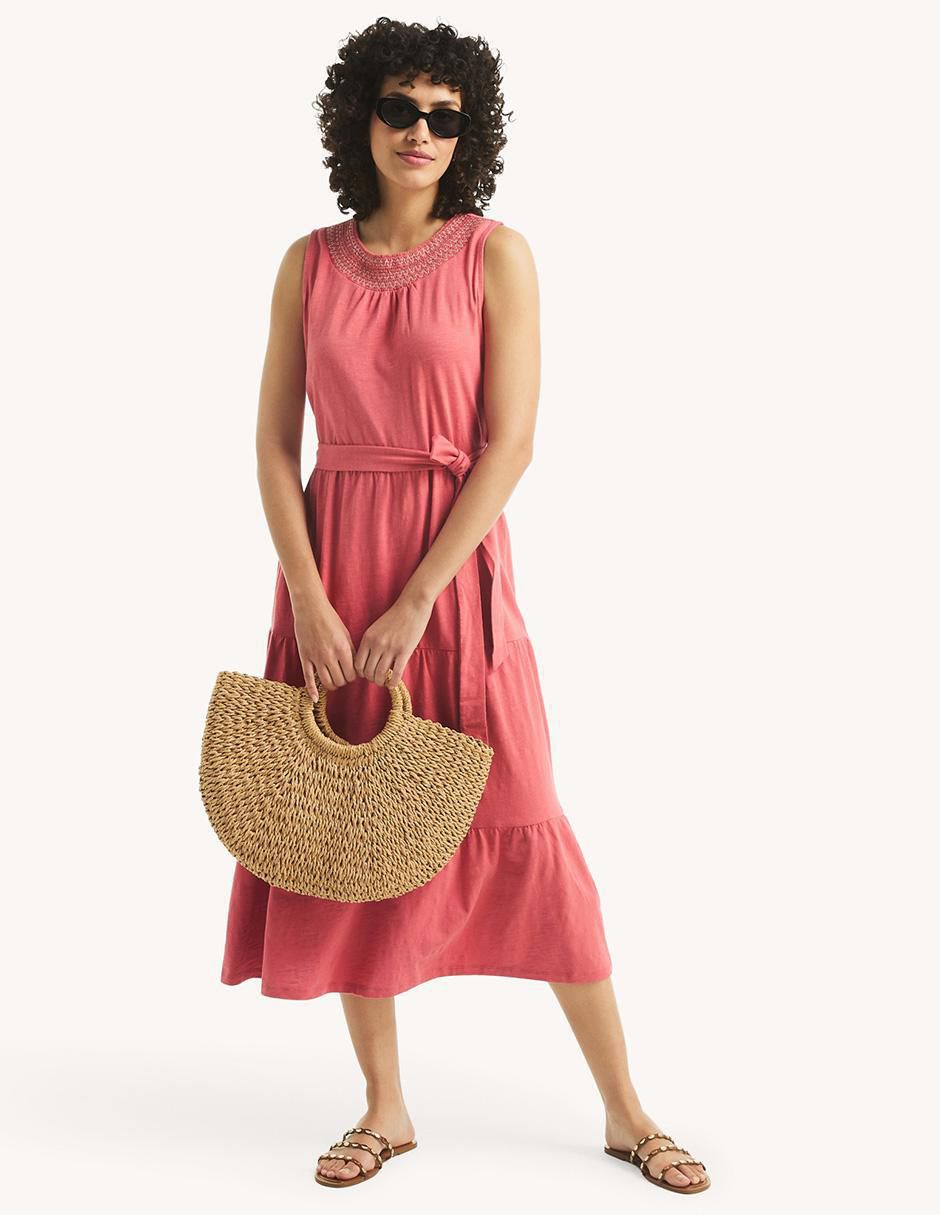 Vestido midi casual para mujer