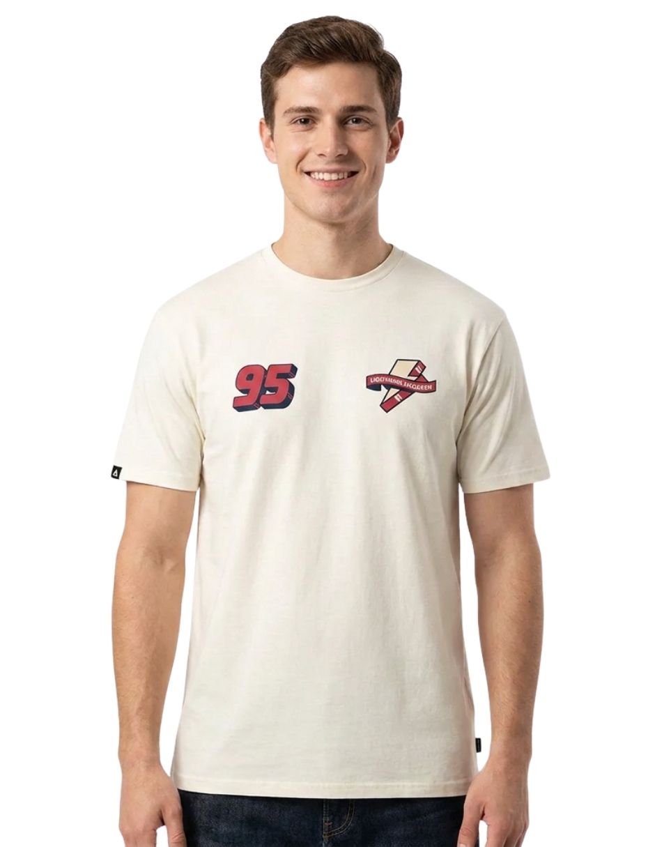 Playera manga corta Cars cuello redondo para mujer