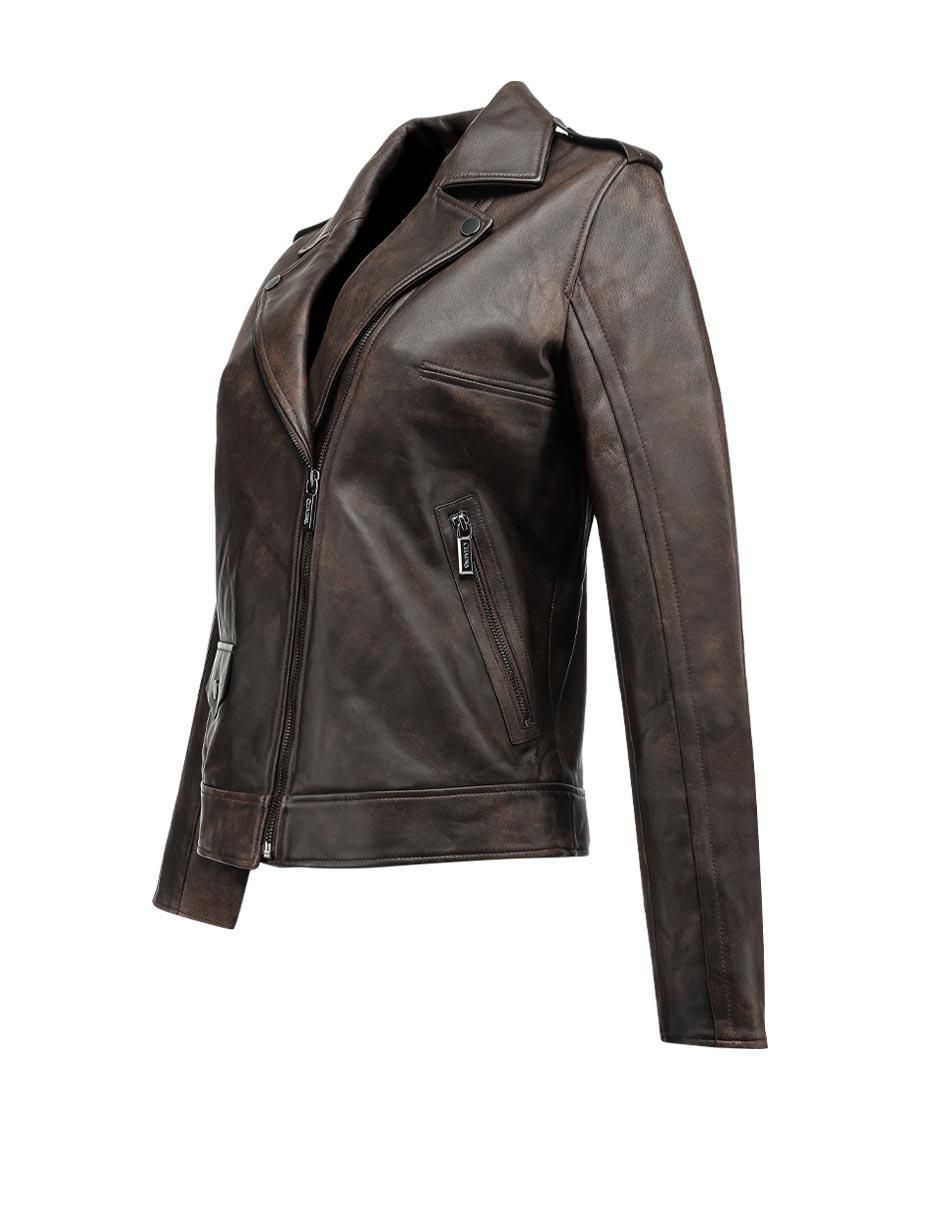 Chamarra de piel para mujer 5