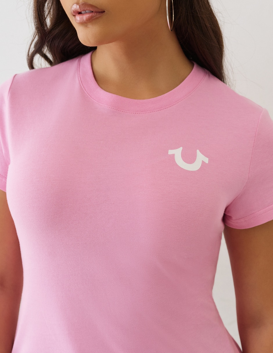 Playera manga corta Sportswear cuello redondo mujer 3