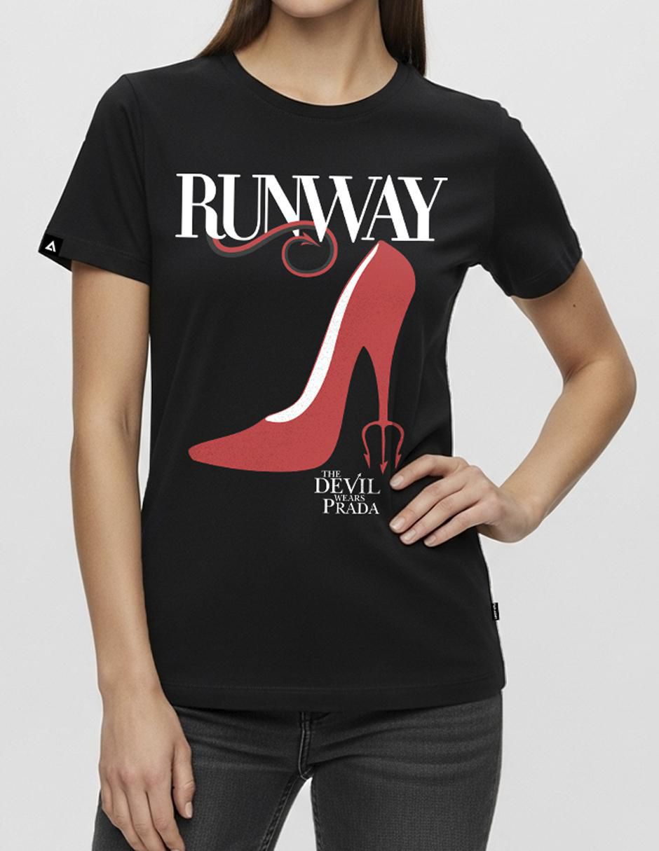 Playera manga corta The Devil Wears Prada 2 cuello redondo para mujer 3