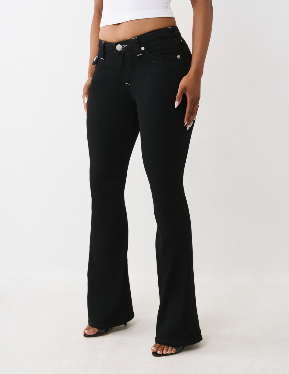 Jeans flare true religión para mujer 2