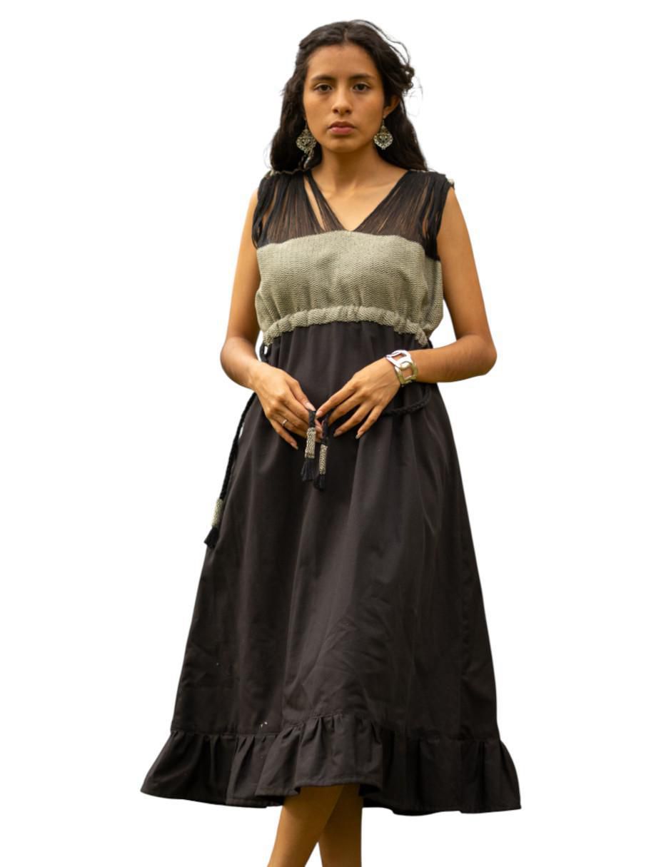 Vestido midi casual manuela para mujer