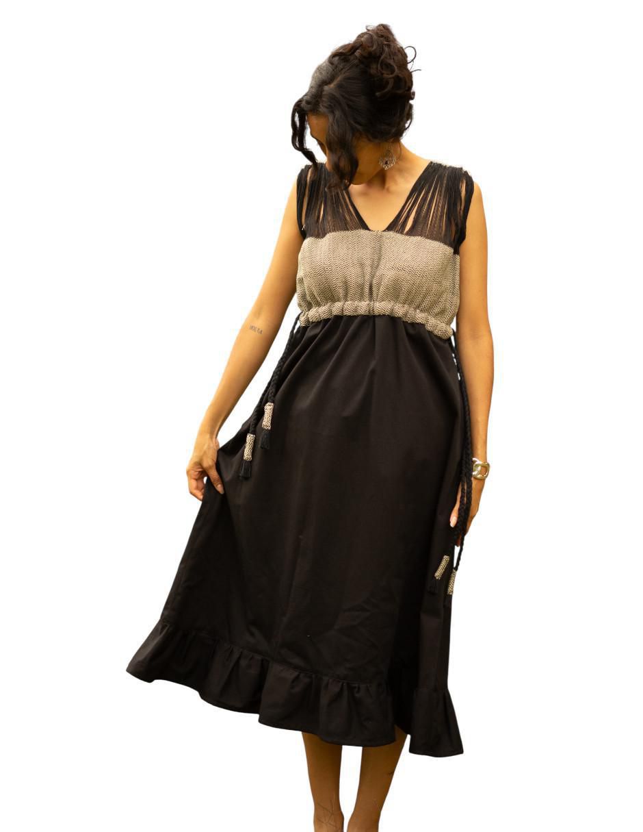 Vestido midi casual manuela para mujer 8