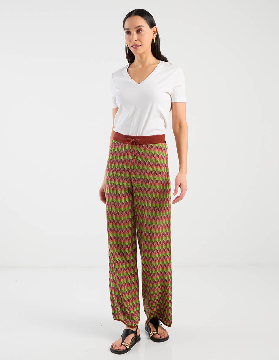 Pantalón relaxed amplio para mujer 4