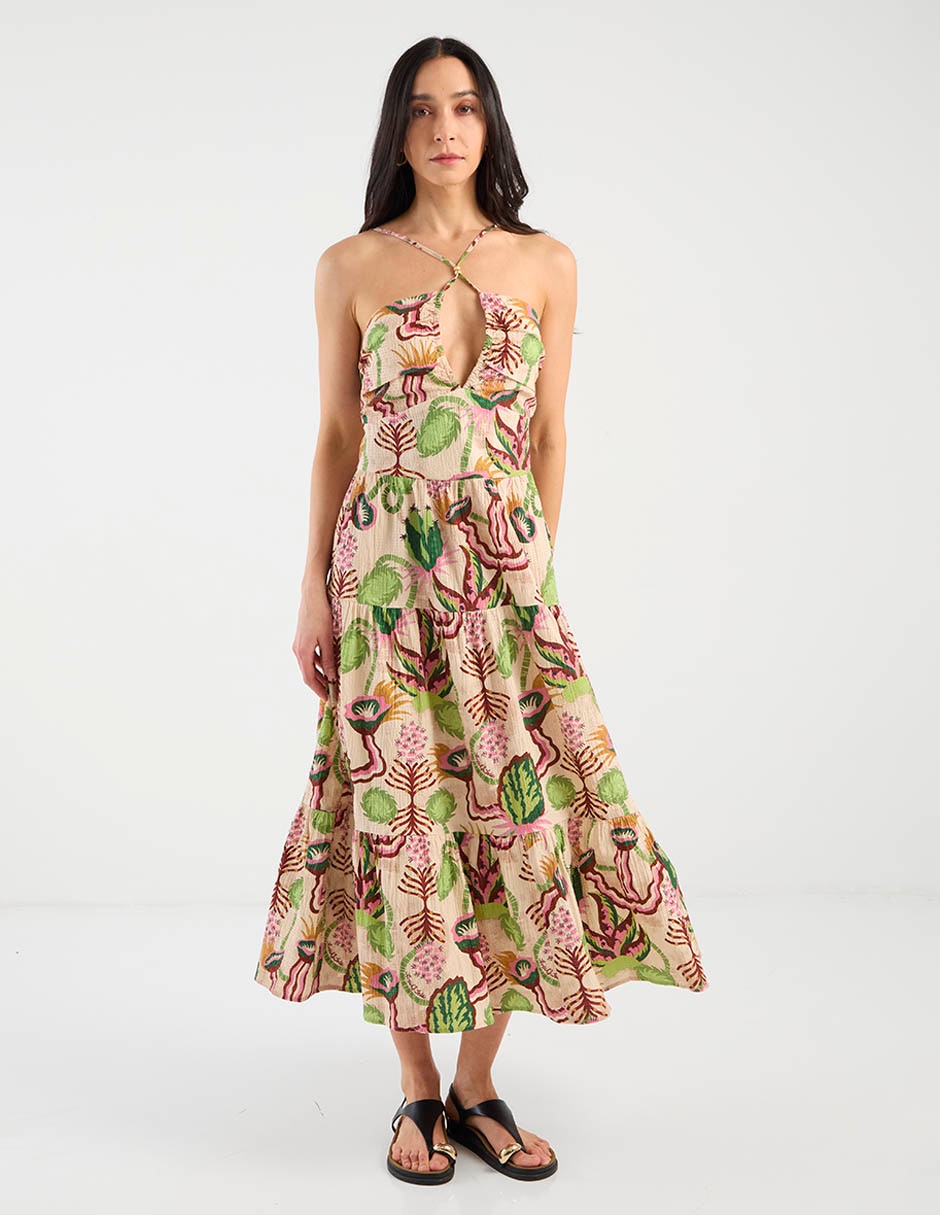 Vestido crop casual para mujer