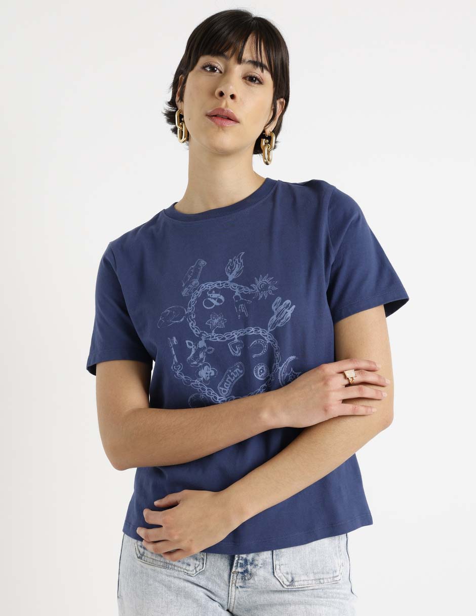 Playera manga corta para mujer 5