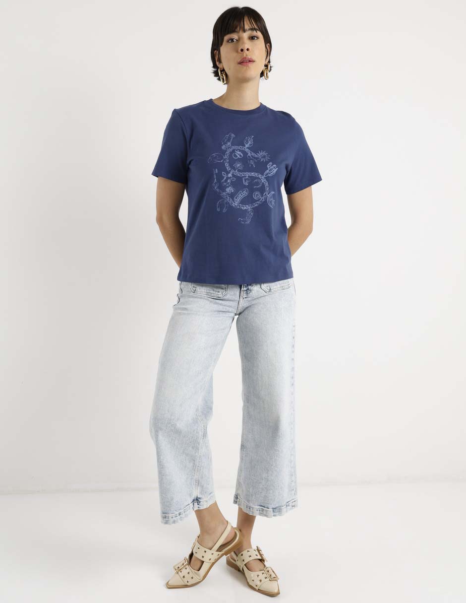 Playera manga corta para mujer 4