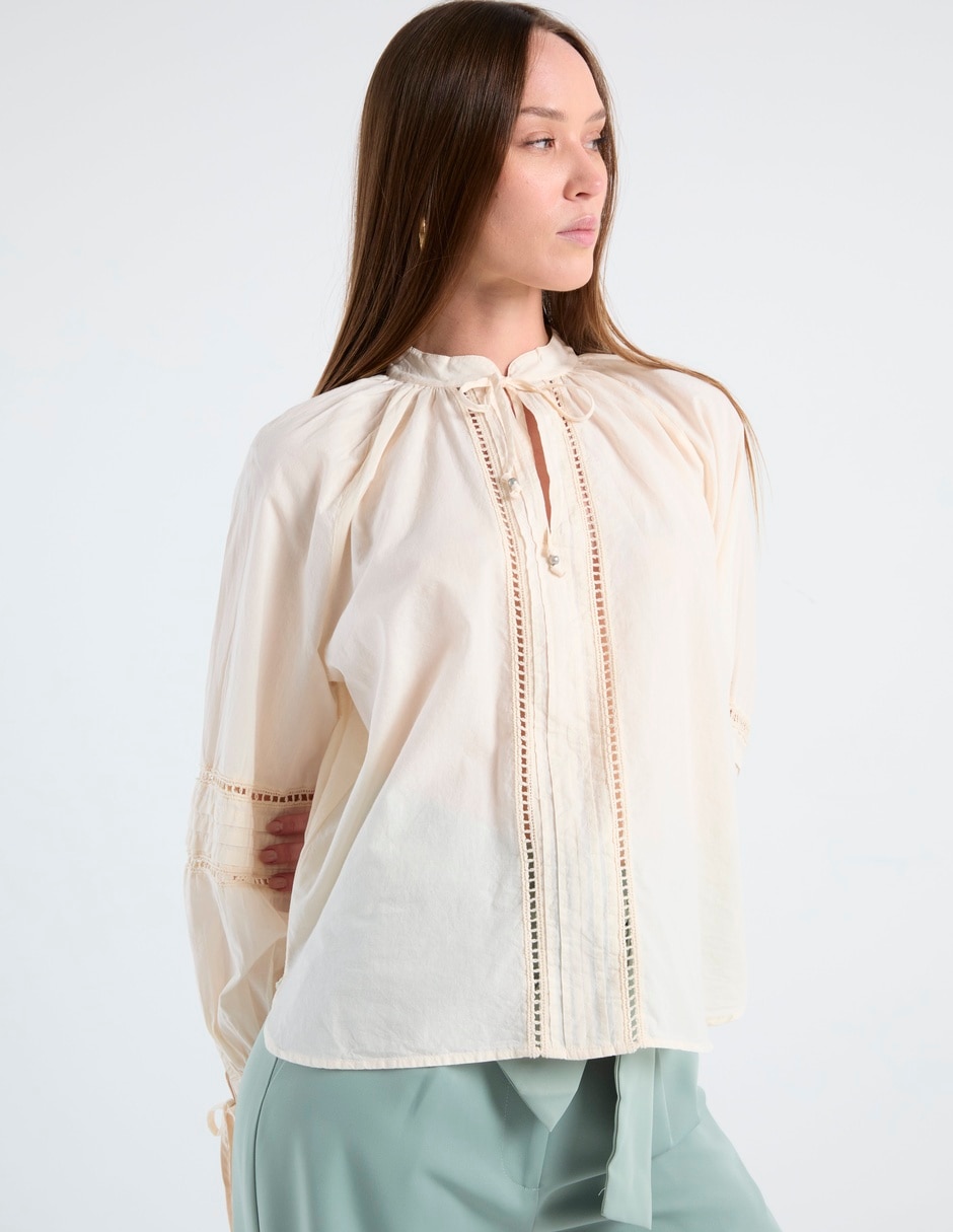 Blusa manga larga para mujer 1