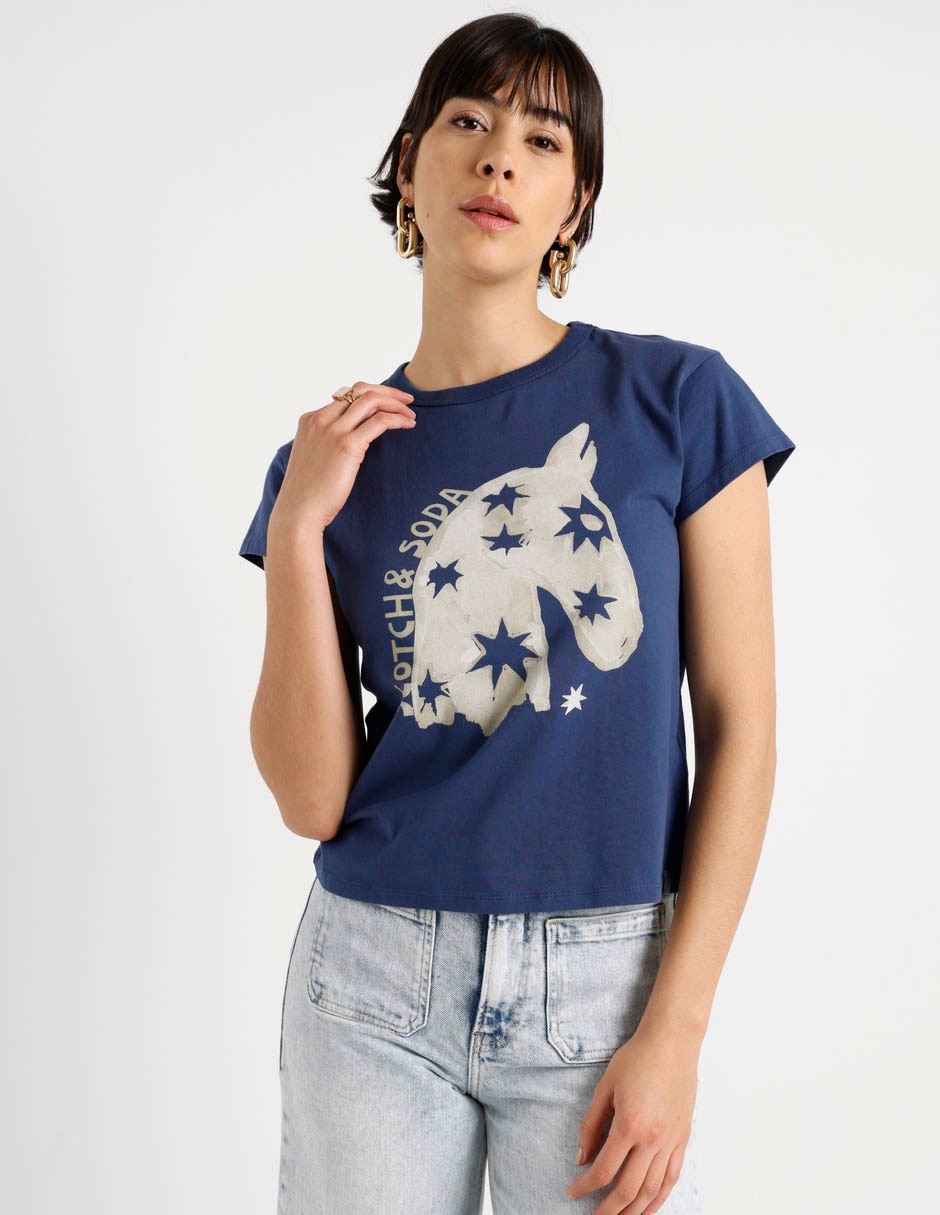 Playera manga corta para mujer 5