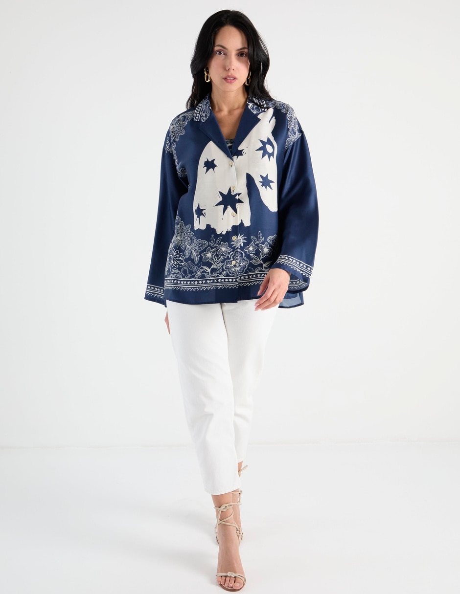 Sobrecamisa manga larga para mujer 3