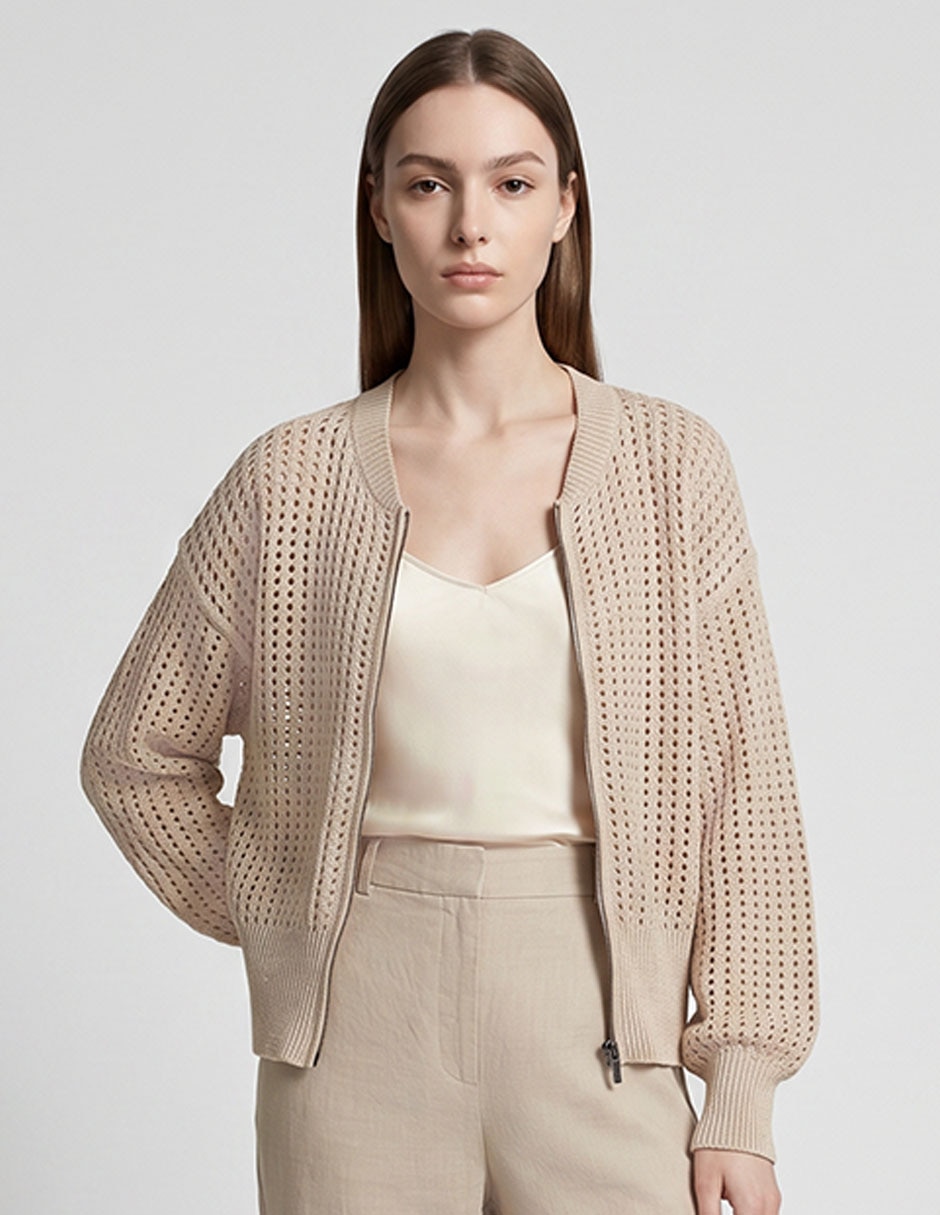 Suéterc cuello redondo para mujer