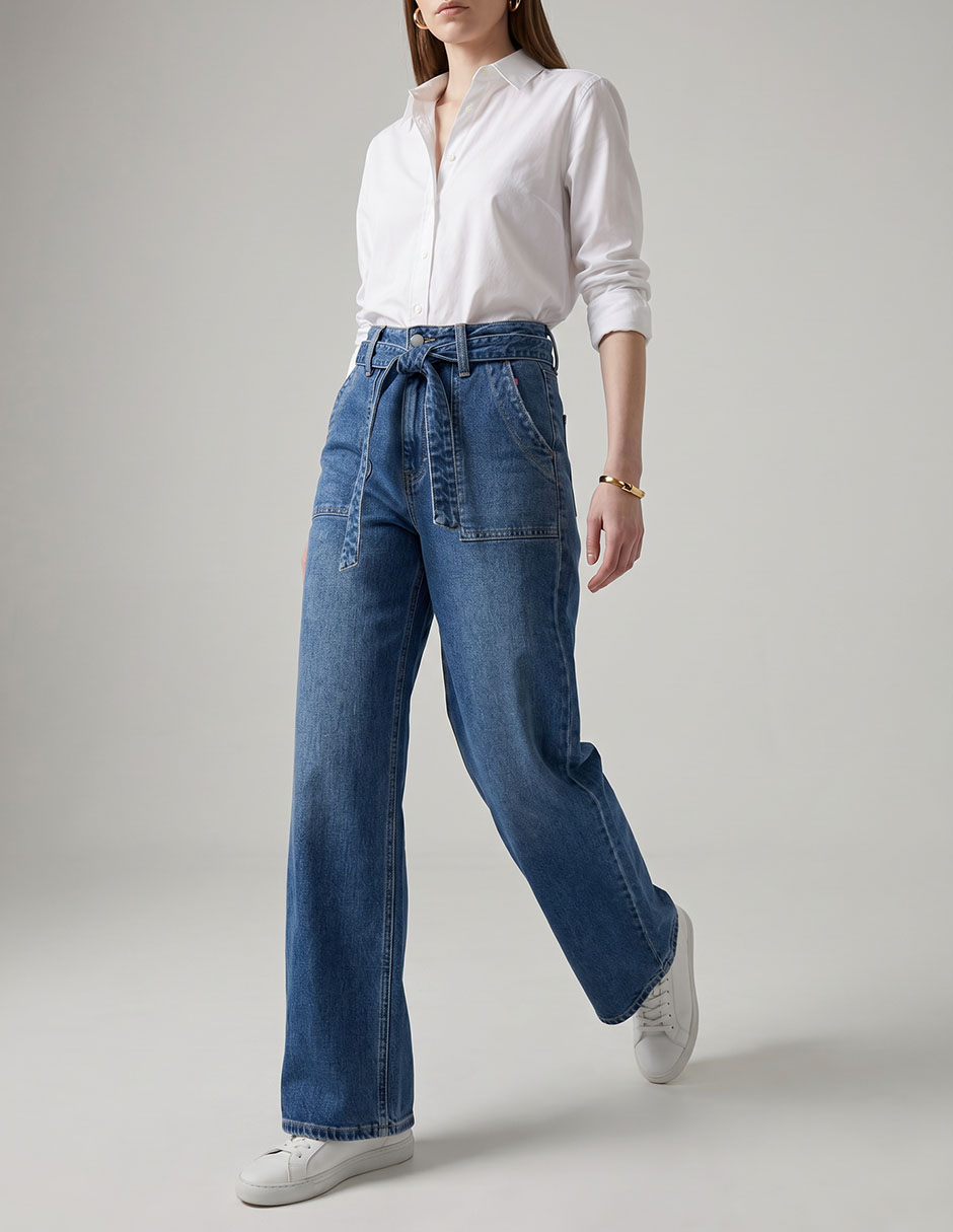 Jeans wide legpara mujer 2