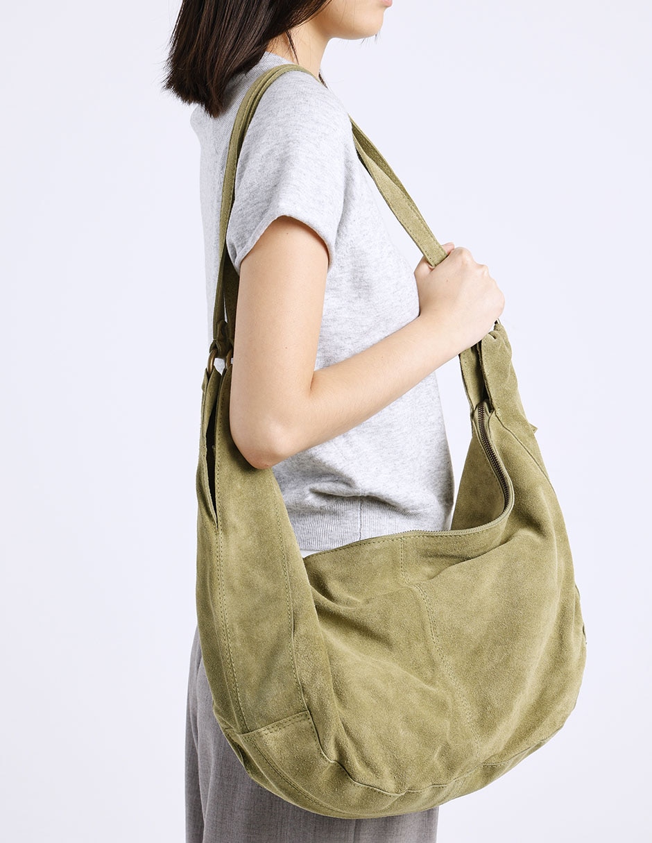 Bolsa Hobo de gamuza para mujer 5