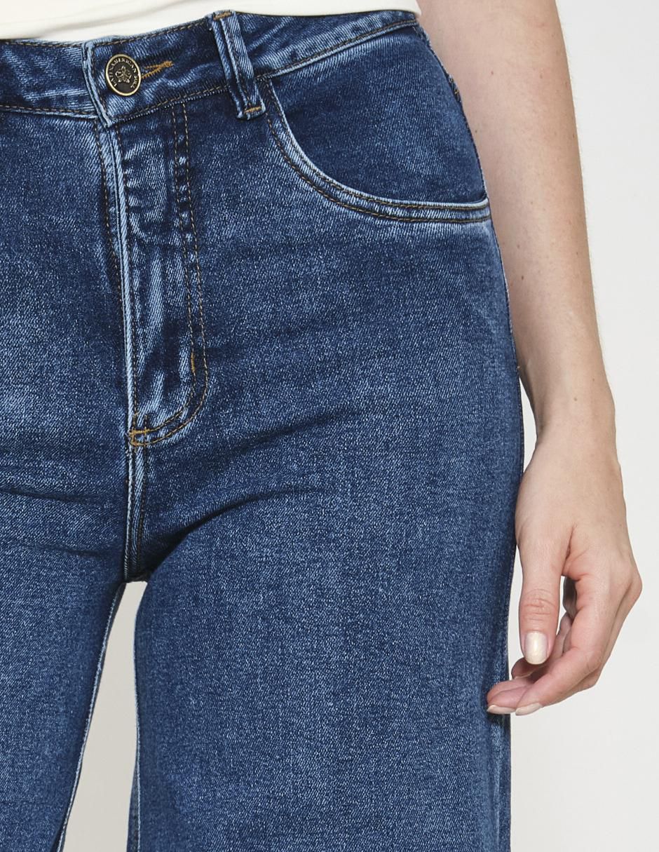 Jeans wide leg marea para mujer