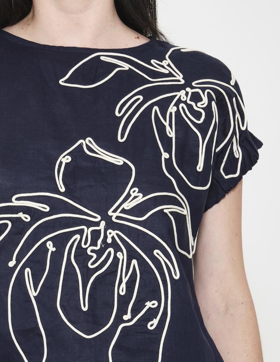 Blusa Padova manga corta para mujer