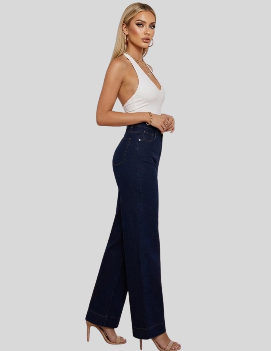 Jeans wide leg para mujer 10