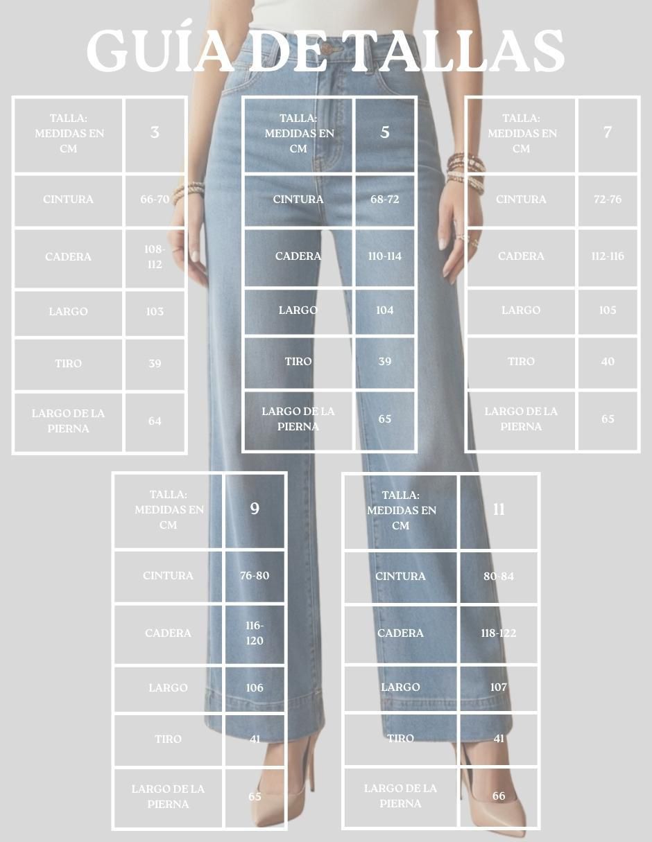 Jeans wide leg para mujer 5