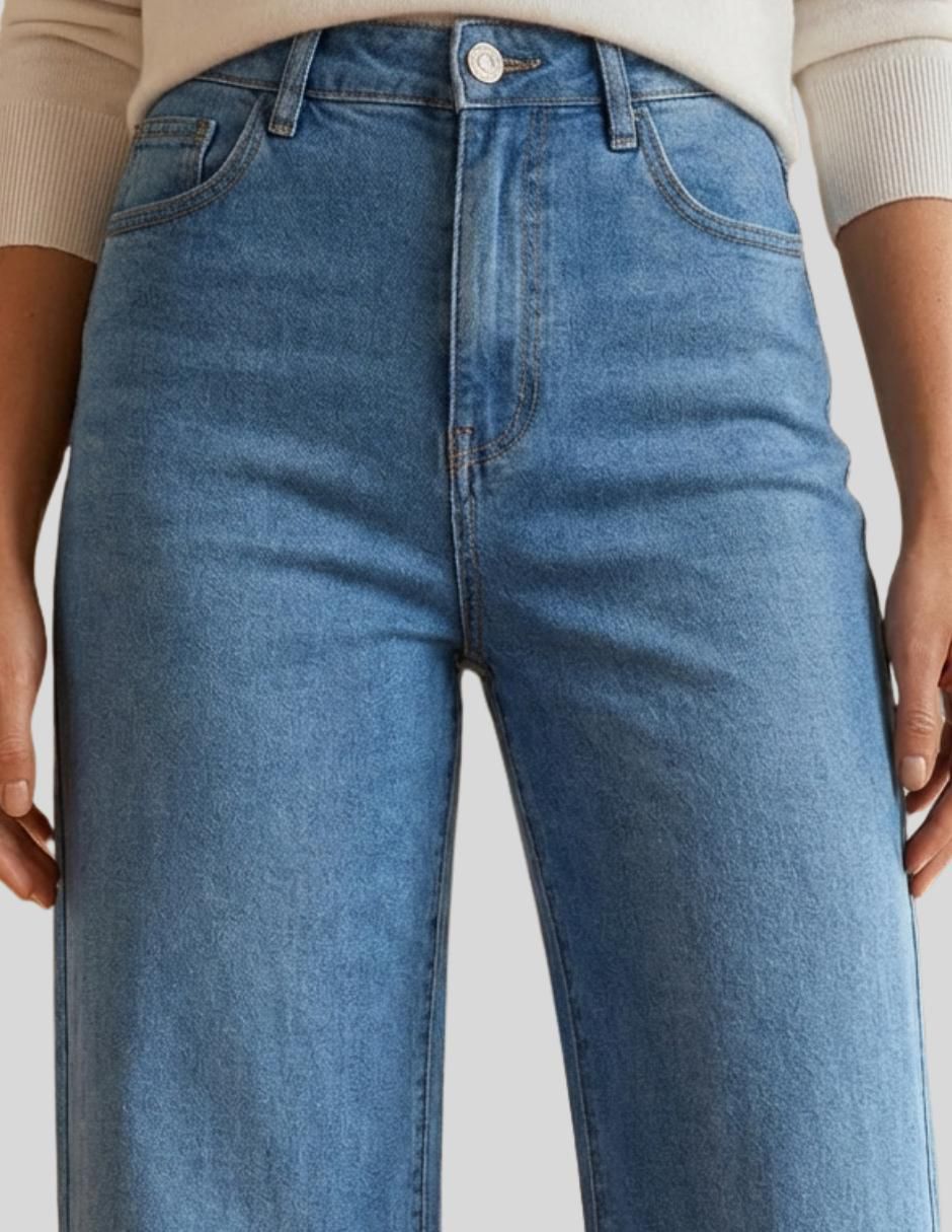 Jeans wide leg para mujer