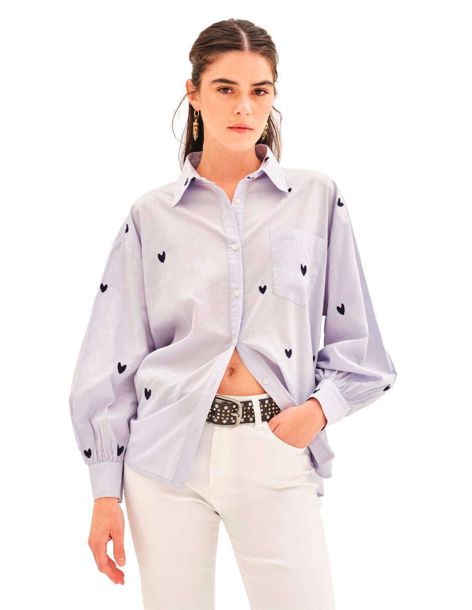 Blusa manga larga para mujer 1