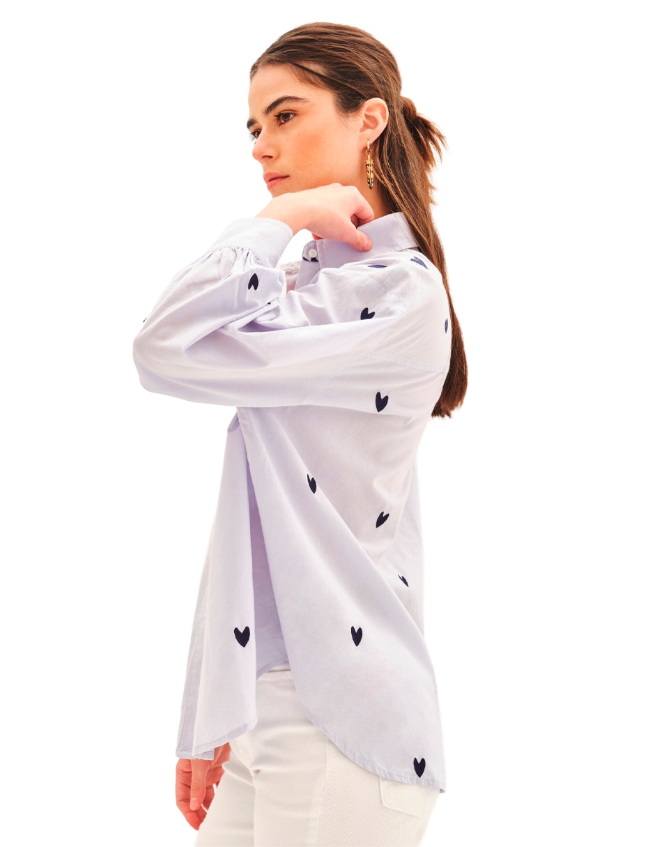 Blusa manga larga para mujer 5