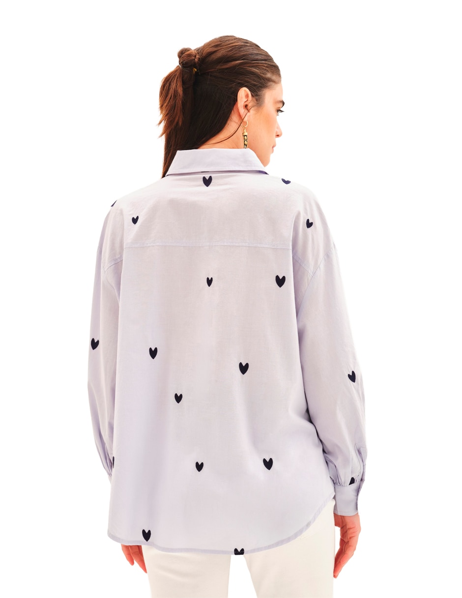 Blusa manga larga para mujer 6